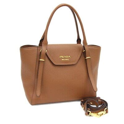 prada 1ba270|Prada 2WAY Handbag 1BA270 Brown Leather Used Shoulder .